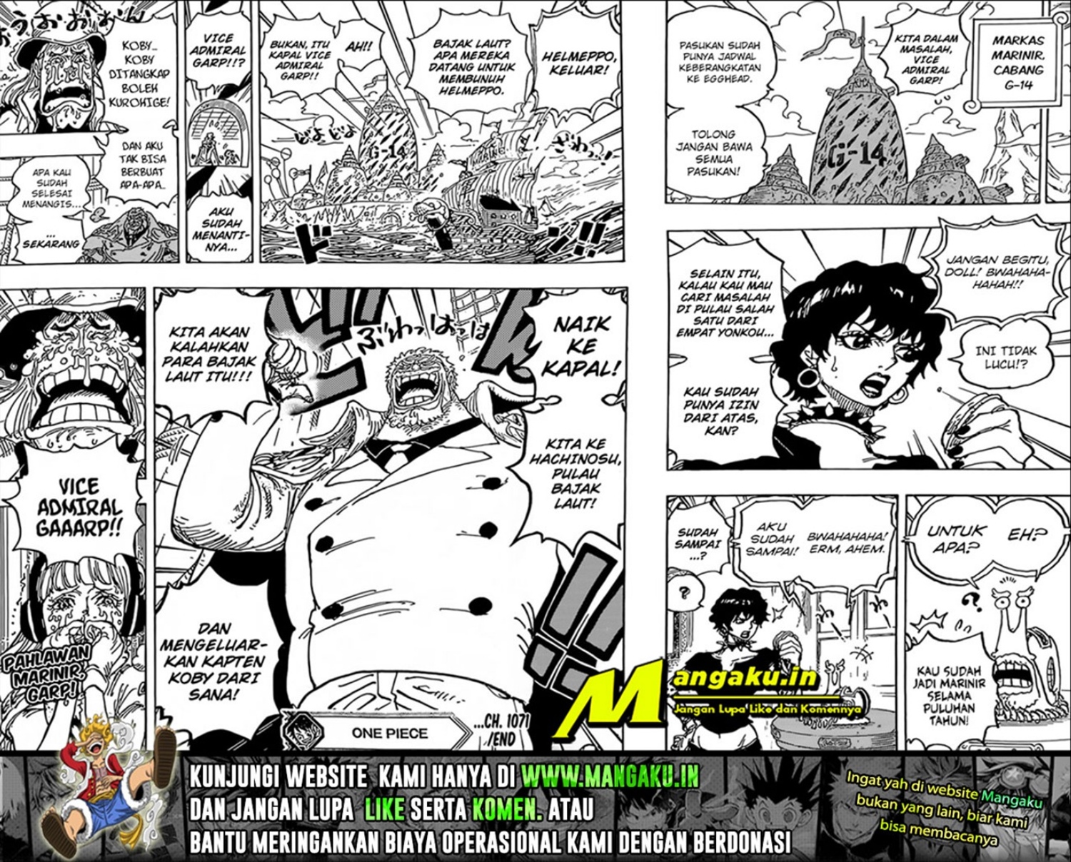 One Piece Chapter 1071 HQ Gambar 6