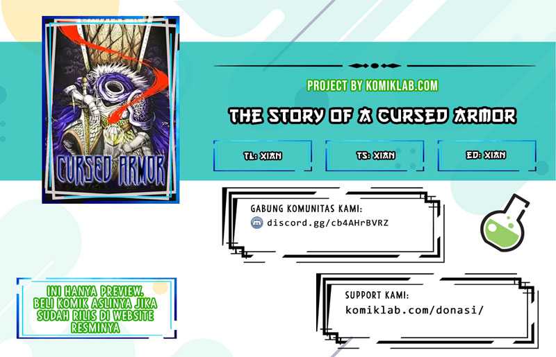Baca Komik The Story of a Cursed Armor Chapter 8 Gambar 1