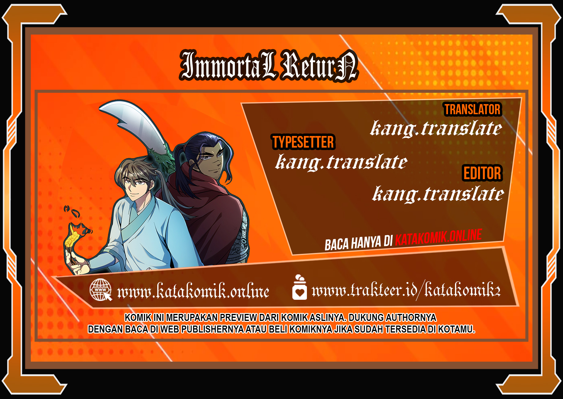 Baca Komik Immortal Return Chapter 6 Gambar 1