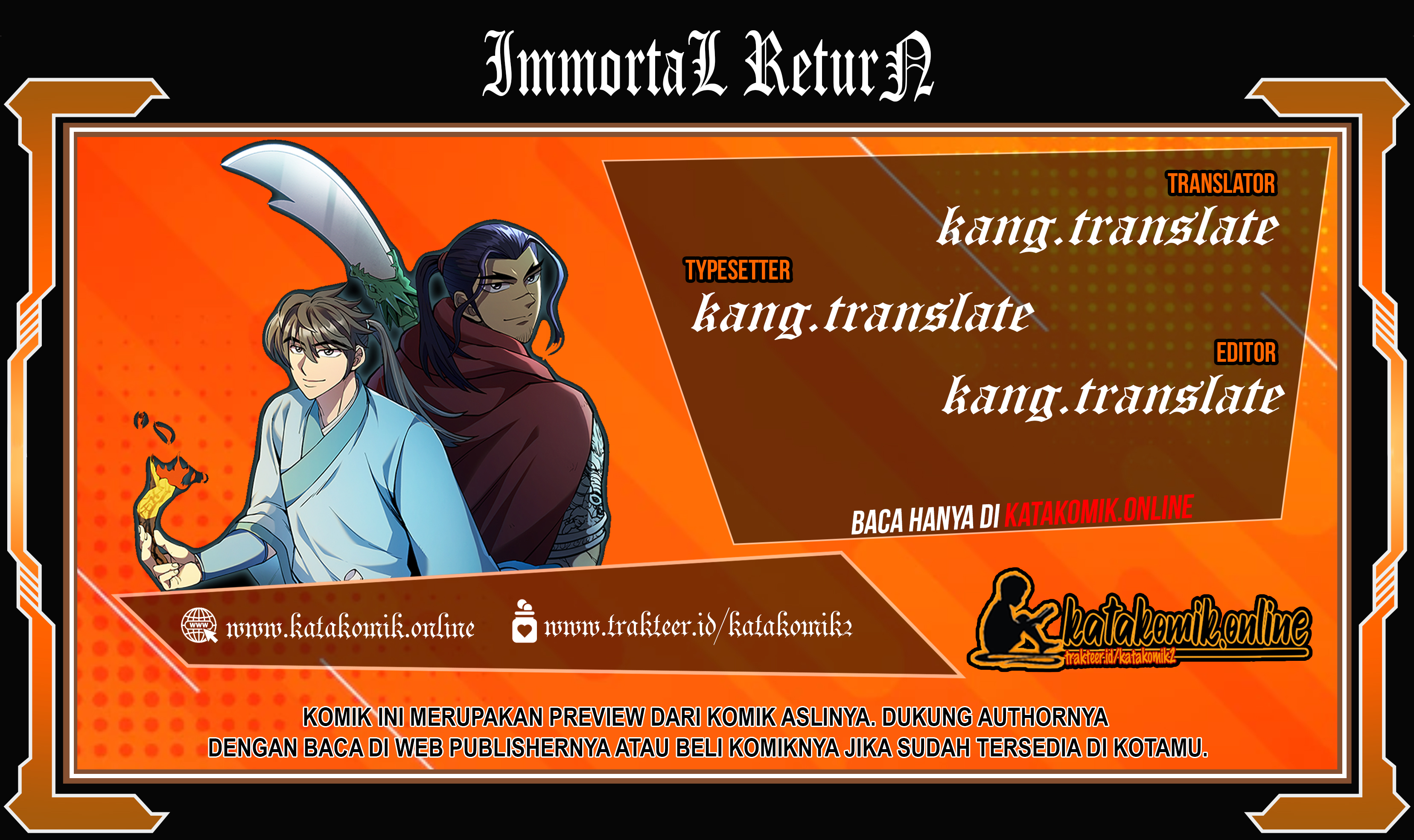 Baca Komik Immortal Return Chapter 2 Gambar 1