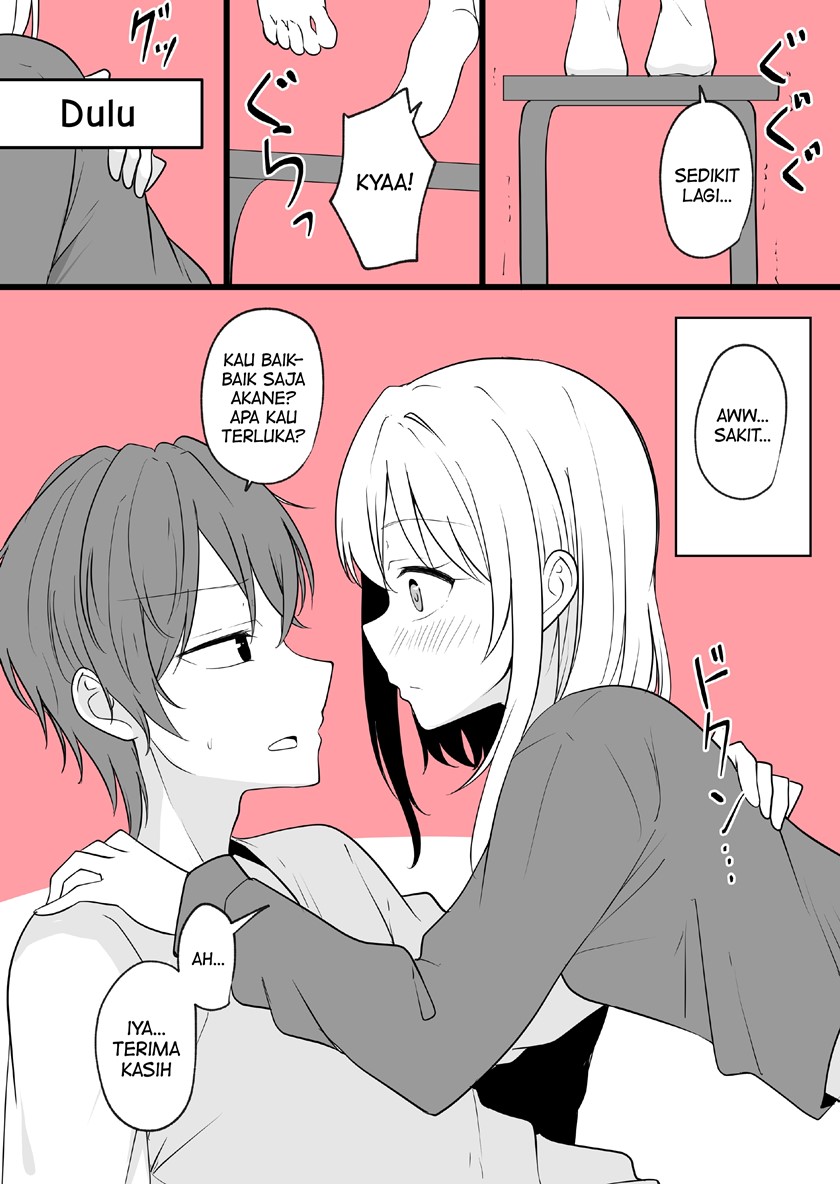 Baca Komik Daily Life of a Couple in Which the Boyfriend Became a Girl One Day Chapter 34 Gambar 1