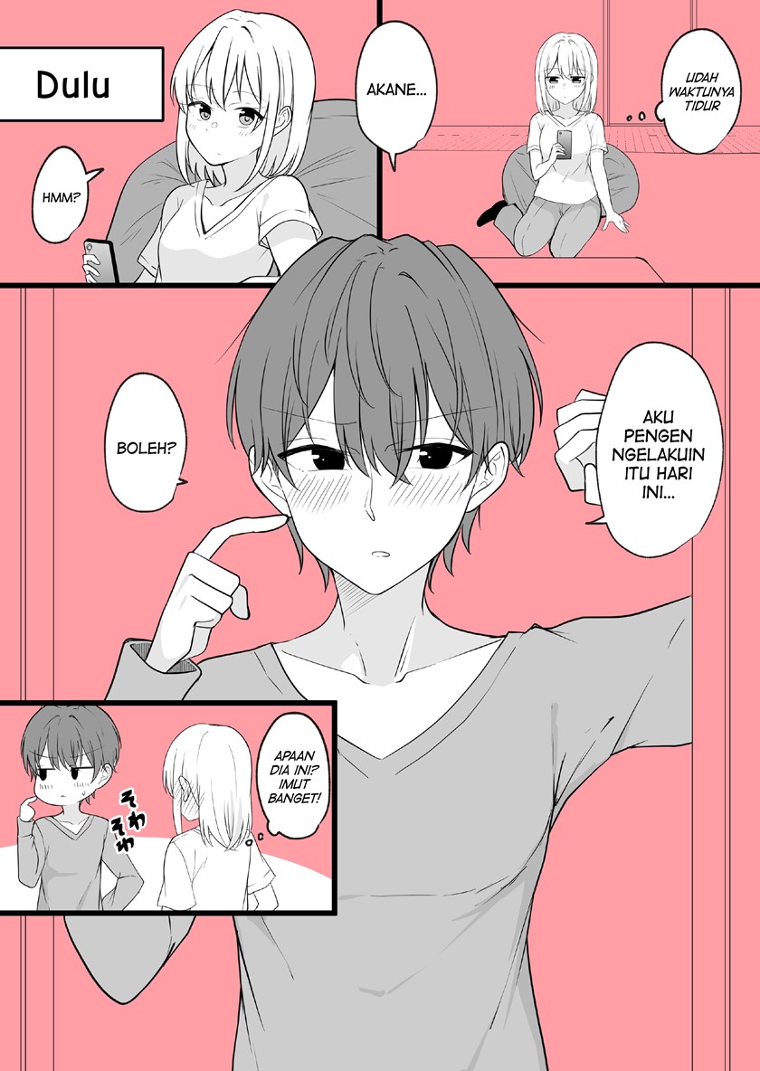 Baca Komik Daily Life of a Couple in Which the Boyfriend Became a Girl One Day Chapter 32 Gambar 1