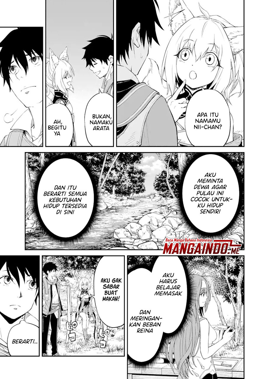 Baca Manga Tensei Shitara Saikyoushutachi ga Sumau Shima Deshita. Kono Shima de Slow Life wo Tanoshimimasu Chapter 2.3 Gambar 2