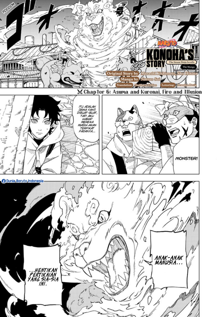 Baca Komik Naruto: Konoha’s Story—The Steam Ninja Scrolls Chapter 6 Gambar 1