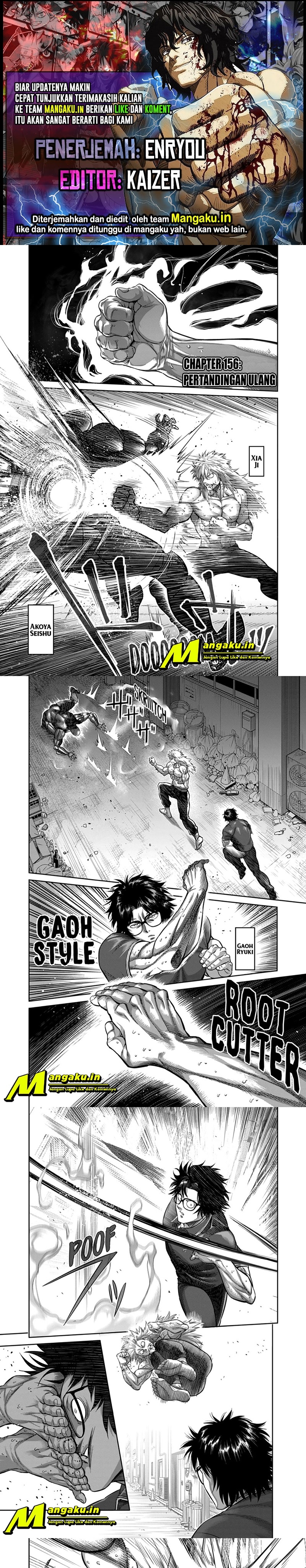 Baca Komik Kengan Omega Chapter 156 Gambar 1