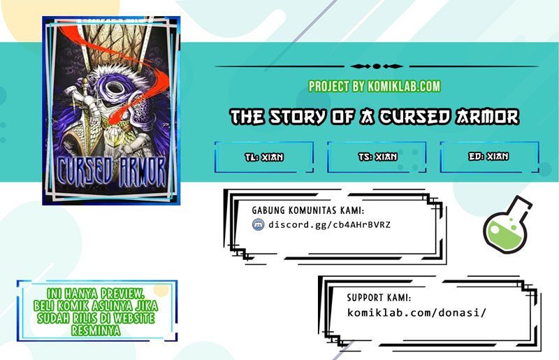 Baca Komik The Story of a Cursed Armor Chapter 10 Gambar 1