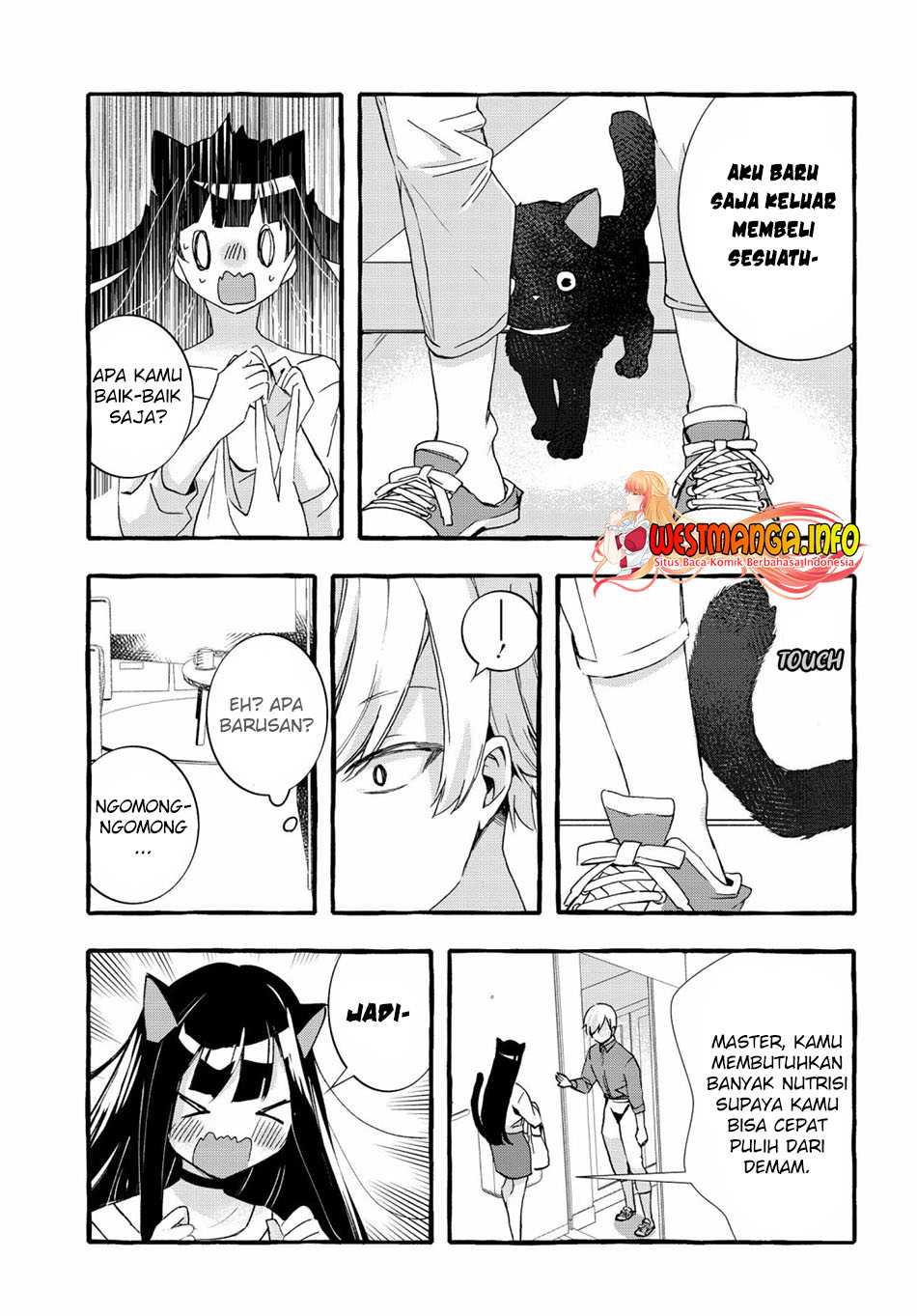 Chiteki de Cool na Kouhai Bijo, Ore no Kai Neko ni naru Chapter 3 Gambar 5