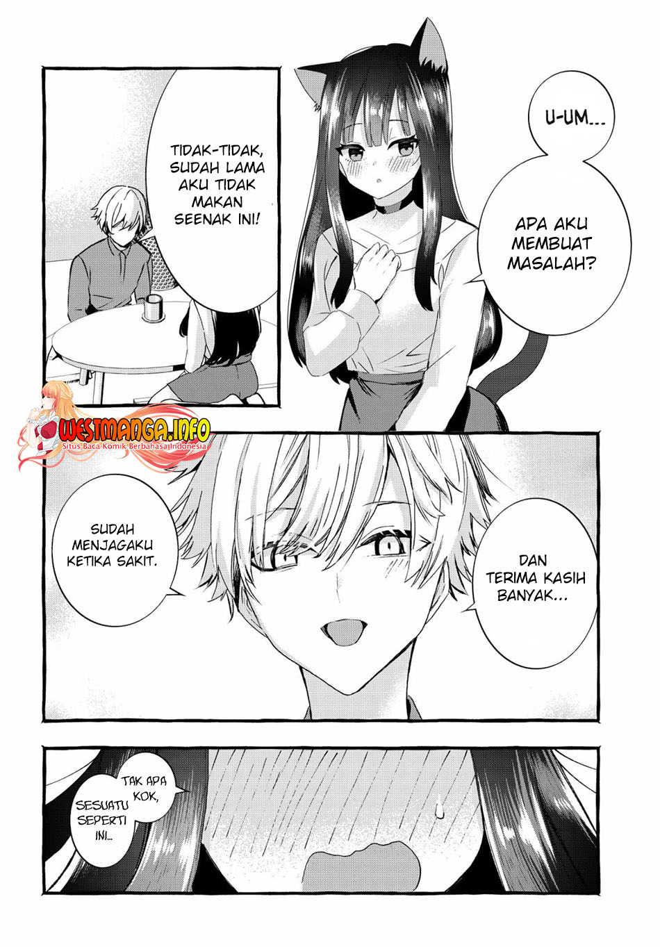 Chiteki de Cool na Kouhai Bijo, Ore no Kai Neko ni naru Chapter 3 Gambar 8