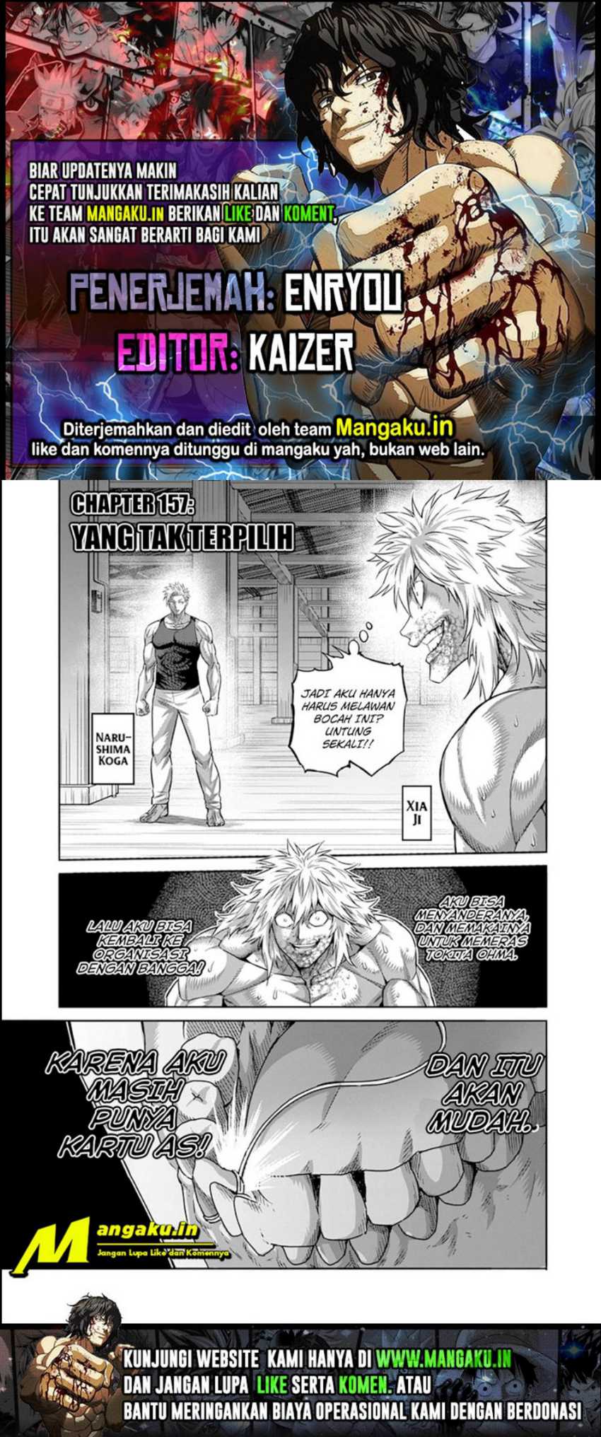 Baca Komik Kengan Omega Chapter 157 Gambar 1