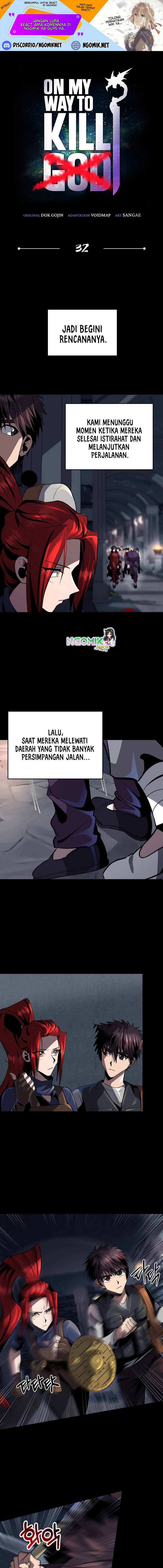 Baca Manhwa On My Way to Kill God Chapter 32 Gambar 2