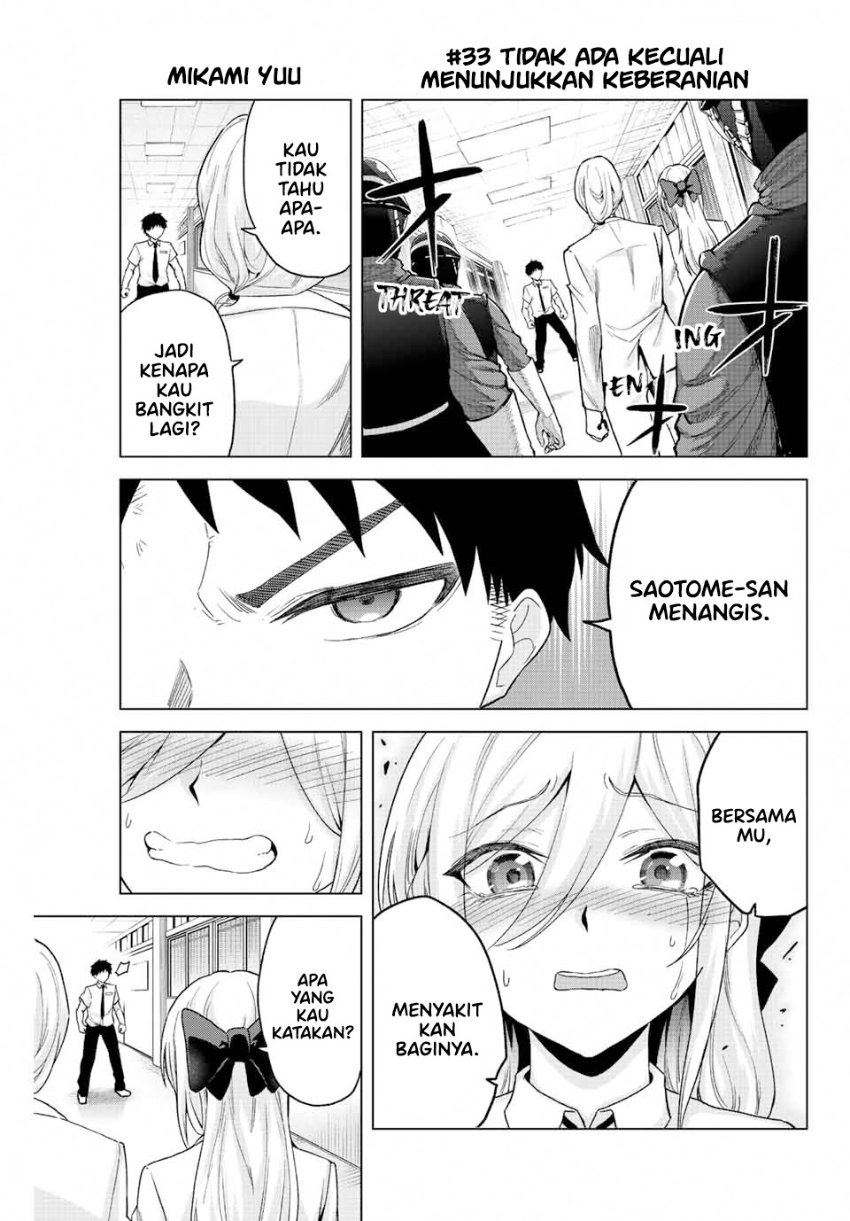 Baca Manga The Death Game Is All That Saotome-san Has Left Chapter 33 Gambar 2