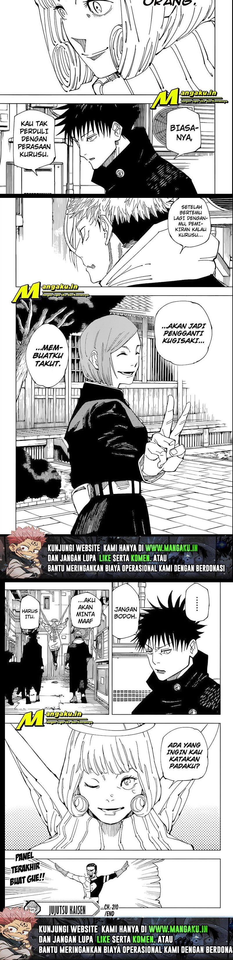 Jujutsu Kaisen Chapter 210 Gambar 7