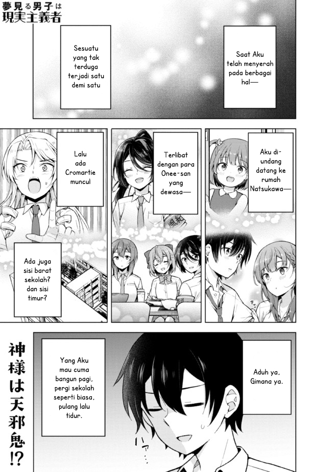Baca Komik Yumemiru Danshi wa Genjitsushugisha Chapter 19 Gambar 1