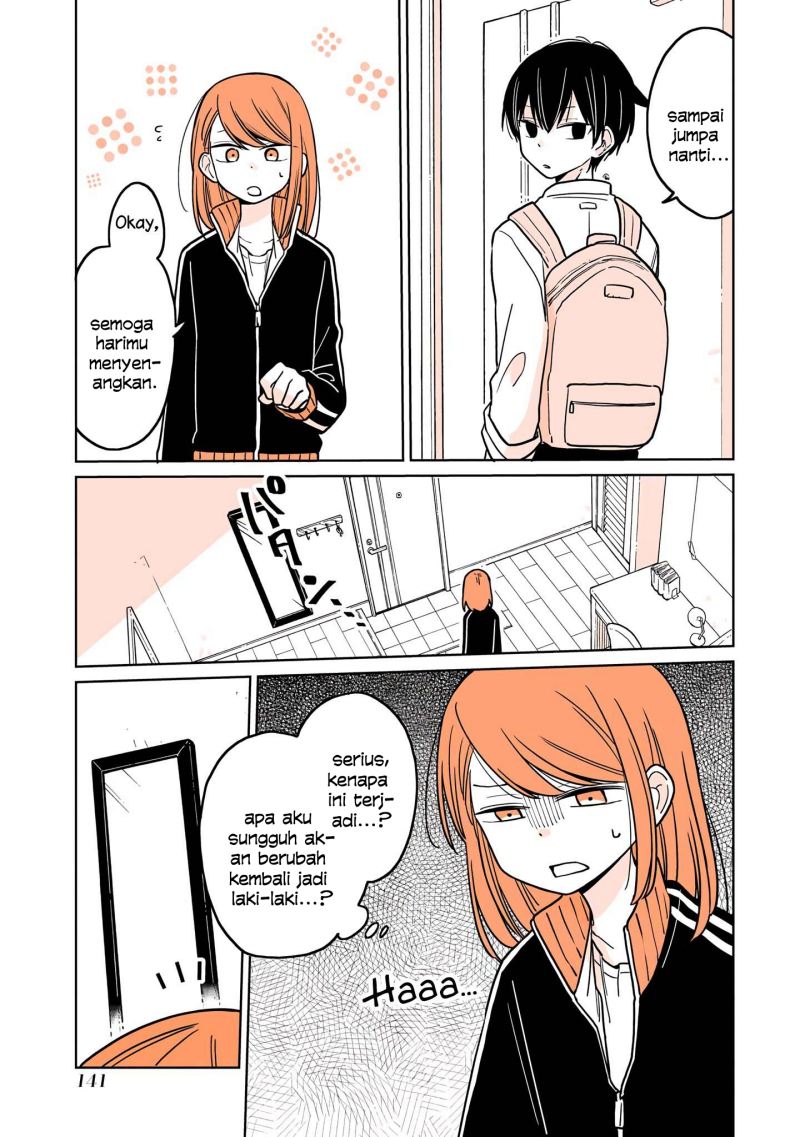 A Lazy Guy Woke Up as a Girl One Morning Chapter 8.2 Gambar 8