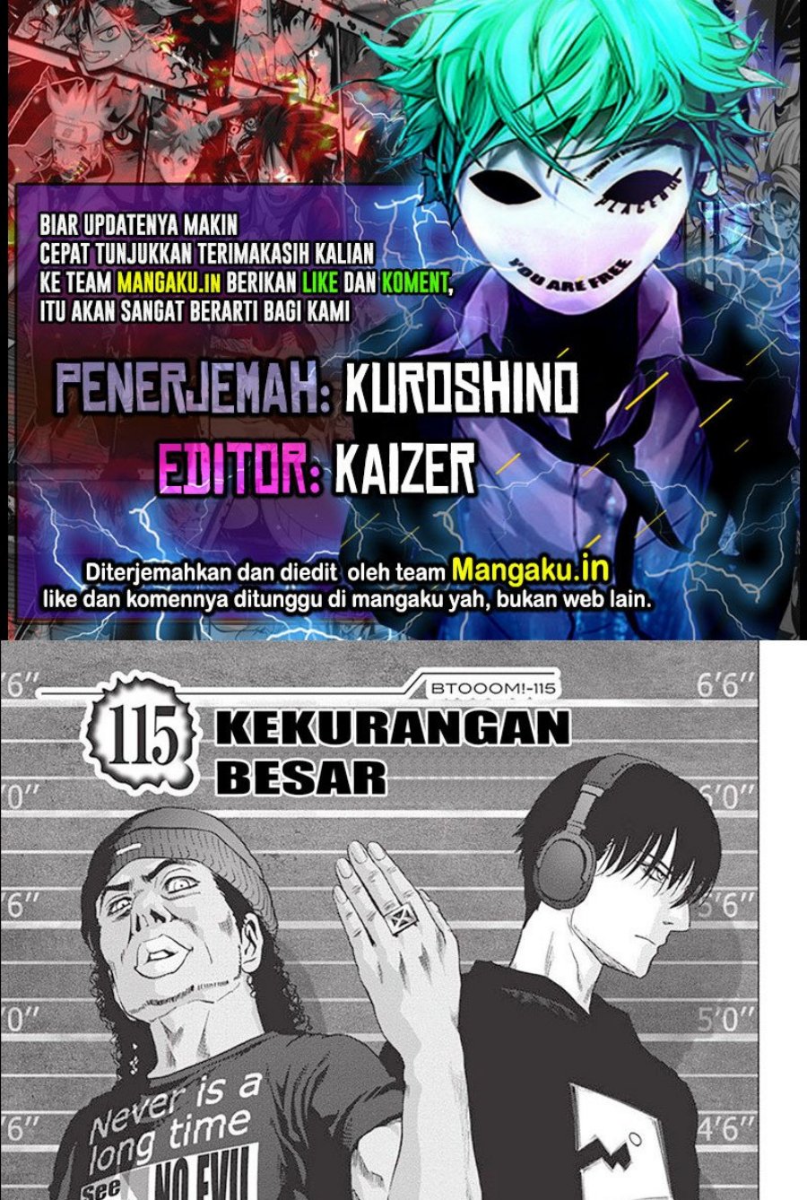 Baca Komik Btooom! Chapter 115.1 Gambar 1