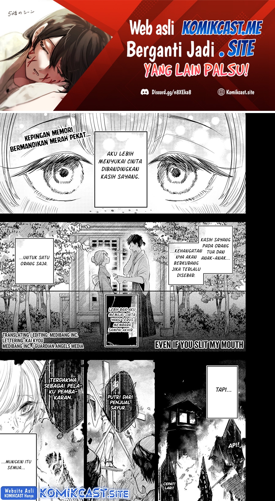 Baca Manga Kuchi ga Saketemo Kimi ni wa Chapter 56 Gambar 2