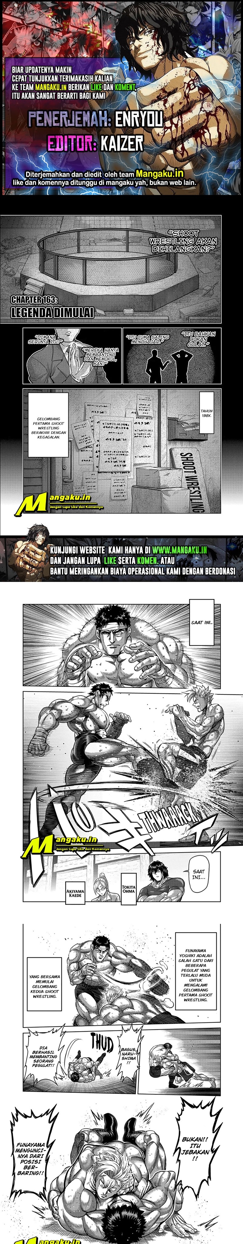 Baca Komik Kengan Omega Chapter 163 Gambar 1