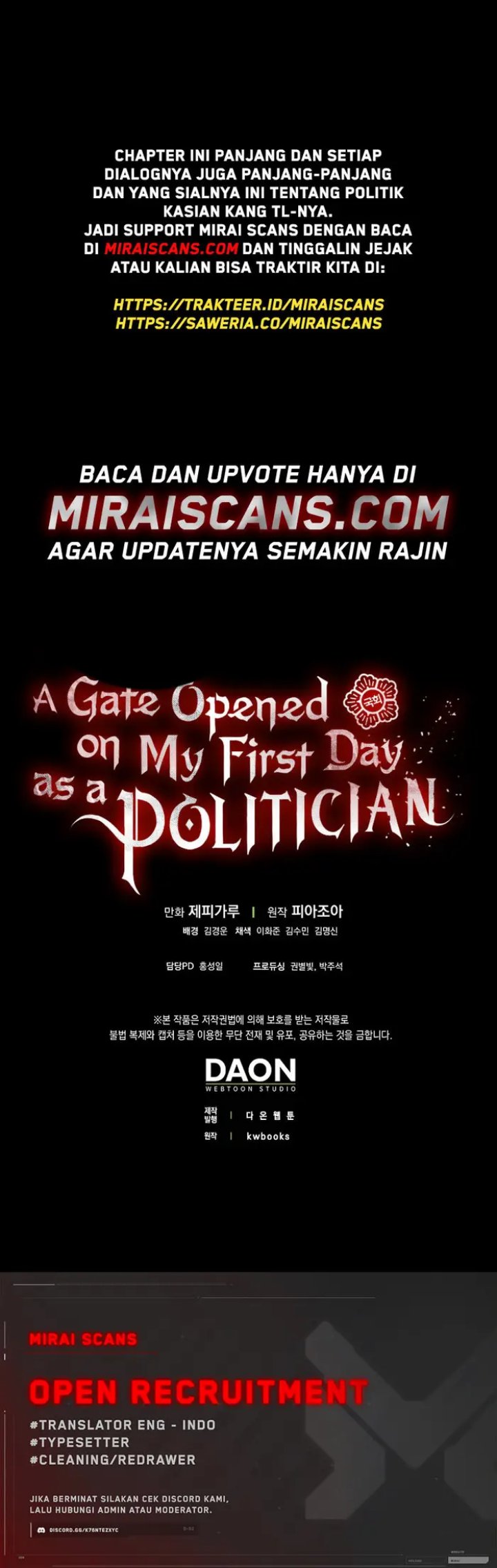 A Gate Opened On My First Day As A Politician Chapter 31 Gambar 18