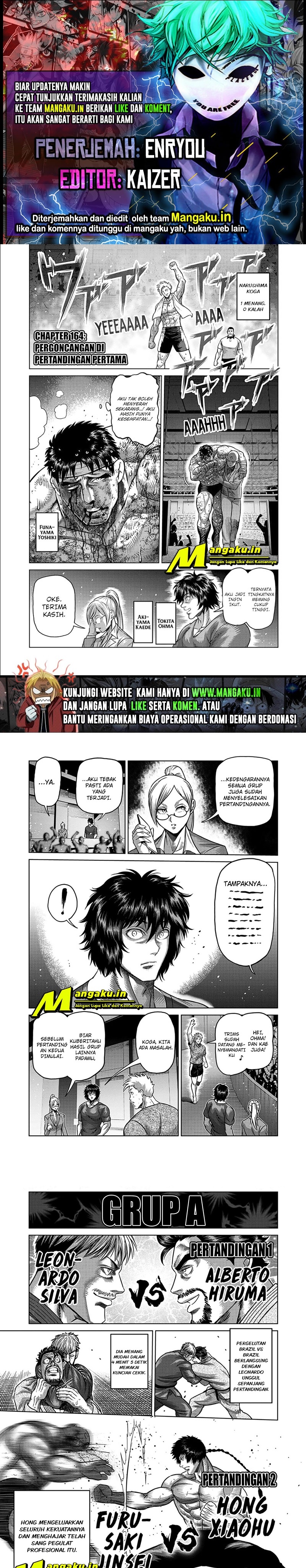 Baca Komik Kengan Omega Chapter 164 Gambar 1