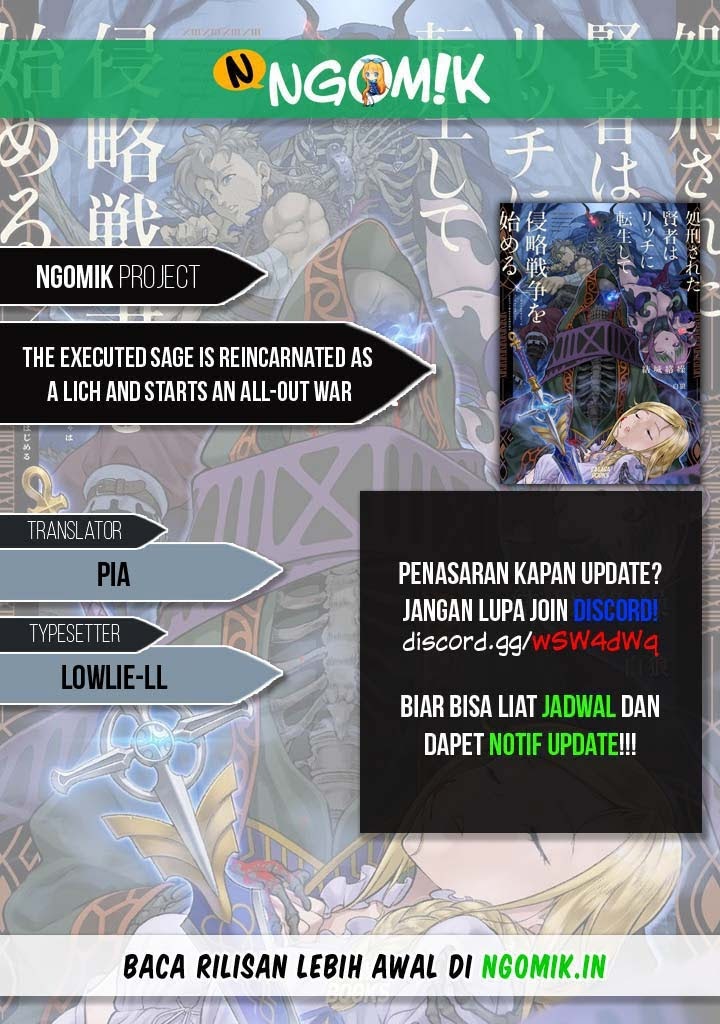 Baca Komik The Executed Sage is Reincarnated as a Lich and Starts an All-Out War Chapter 3.1 Gambar 1