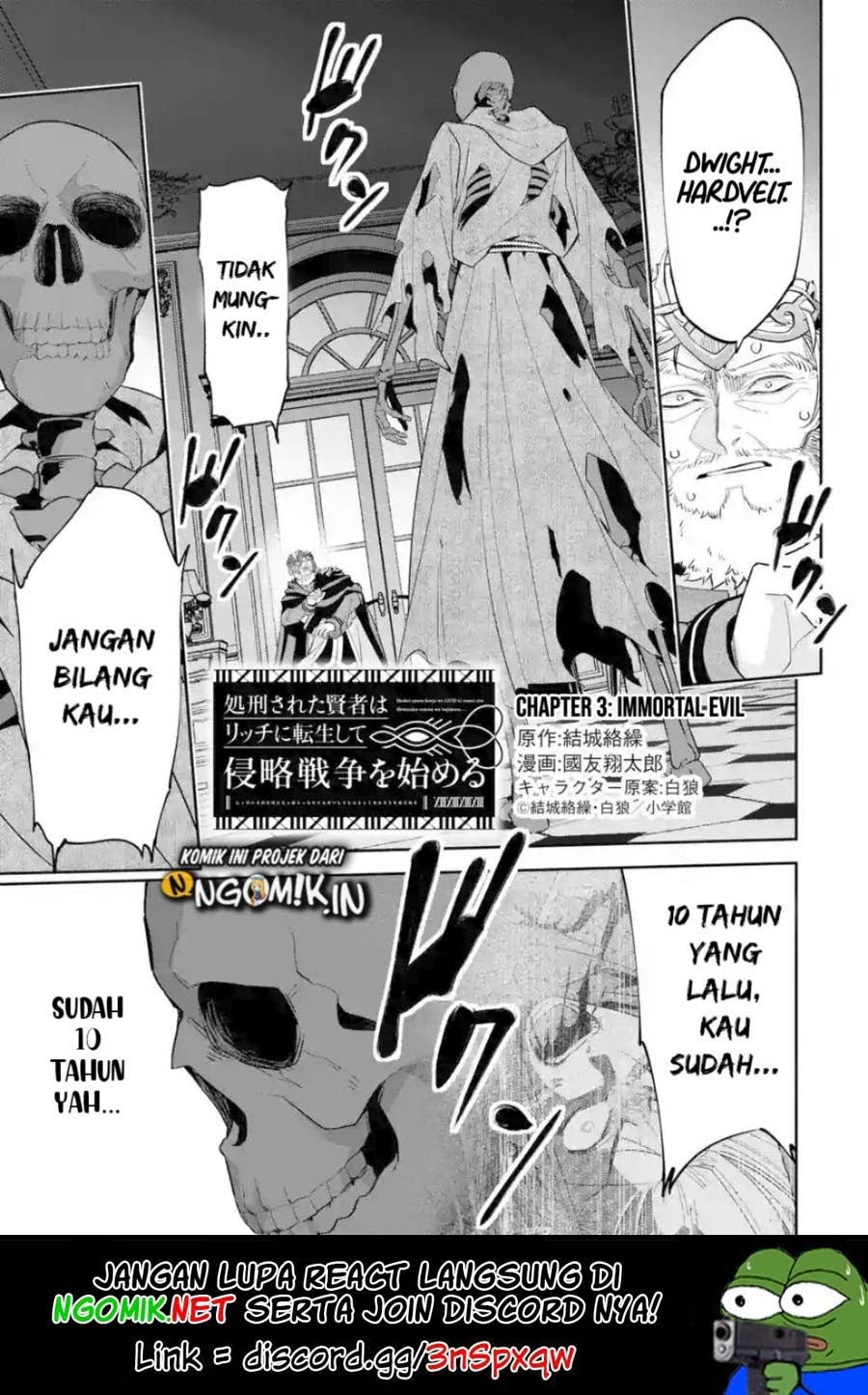 Baca Manga The Executed Sage is Reincarnated as a Lich and Starts an All-Out War Chapter 3.1 Gambar 2