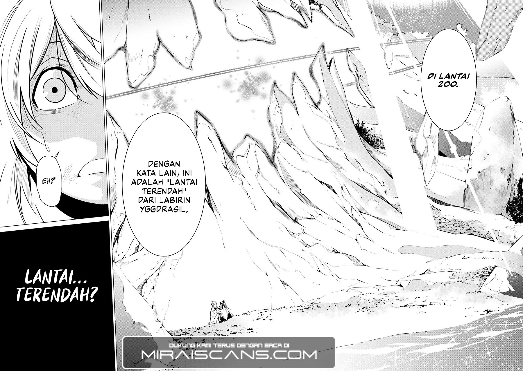 SSS Rank Dungeon de Knife Ippon Tewatasare Tsuihou Sareta Shiro Madoushi Chapter 1 Gambar 53