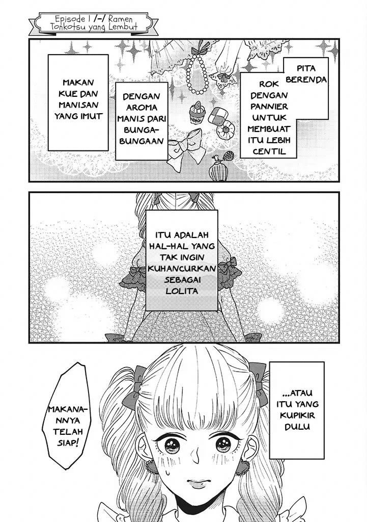 Baca Komik Lolita Meshi Chapter 1 Gambar 1