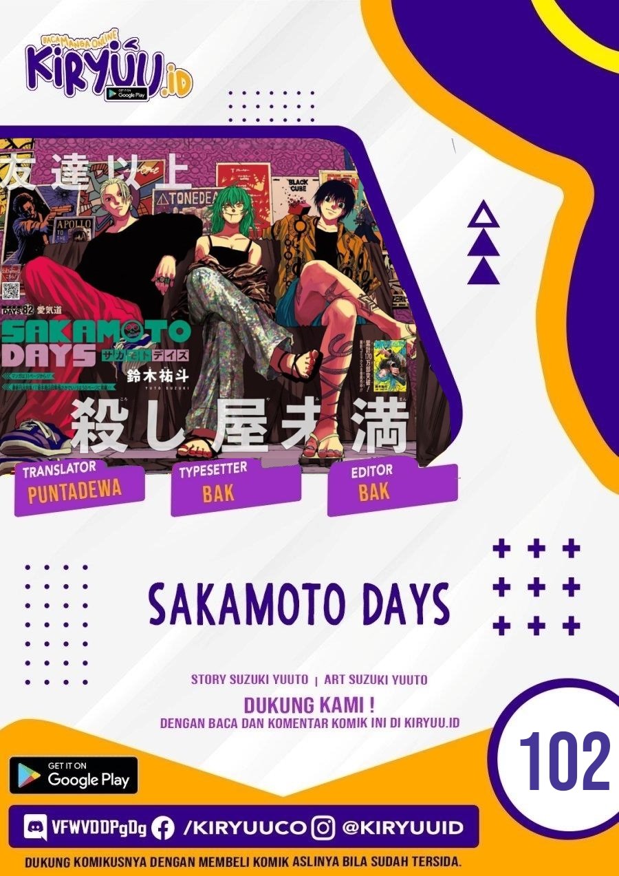 Baca Komik Sakamoto Days Chapter 102 Gambar 1