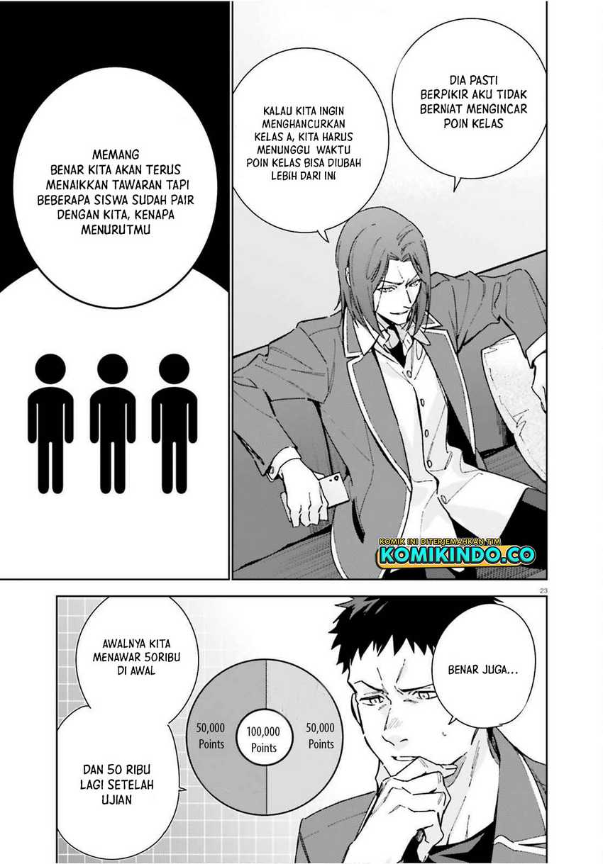 Youkoso Jitsuryoku Shijou Shugi no Kyoushitsu e: 2-nensei-hen Chapter 8.5 Gambar 23