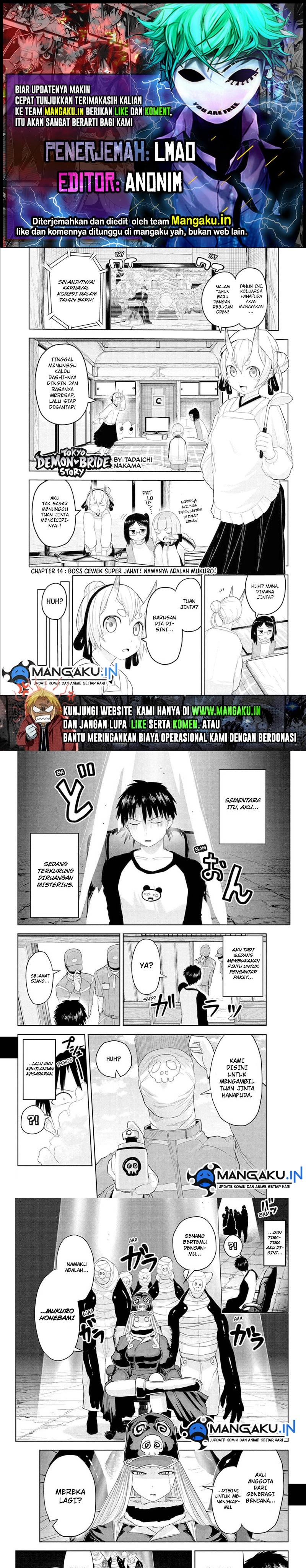 Baca Komik Dai Tokyo Oniyome-den Chapter 14 Gambar 1