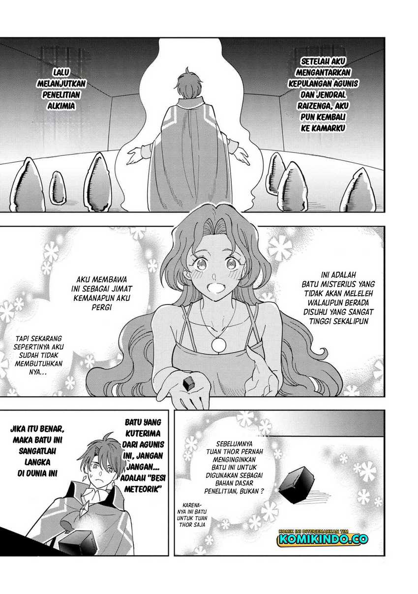 Souzou Renkinjutsushi wa Jiyuu wo Ouka suru: Kokyou wo Tsuihou saretara, Maou no Ohizamoto de Chouzetsu Kouka no Magic Item Tsukuri-houdai ni Narimashita Chapter 9.4 Gambar 9