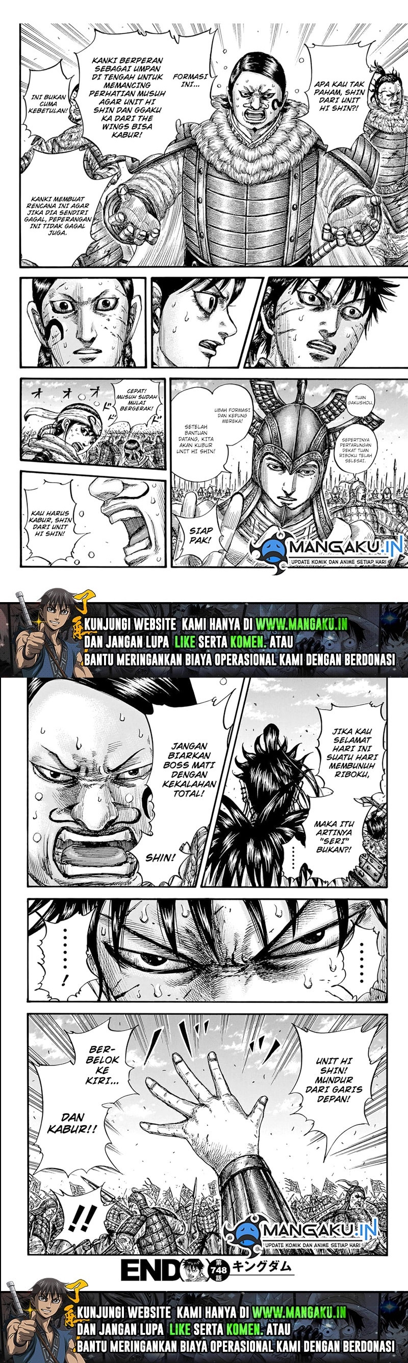 Kingdom Chapter 748 Gambar 6