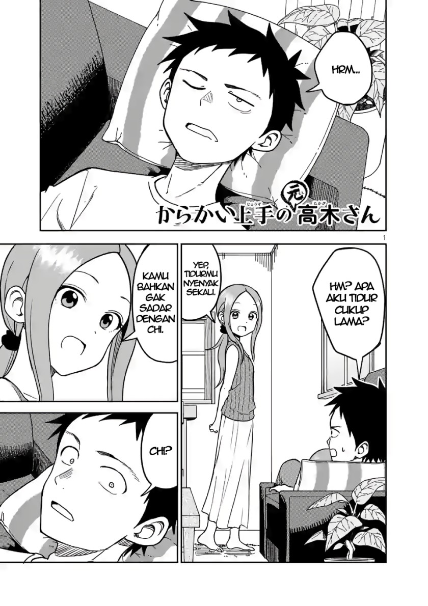 Baca Komik Karakai Jouzu no (Moto) Takagi-san Chapter 146 Gambar 1