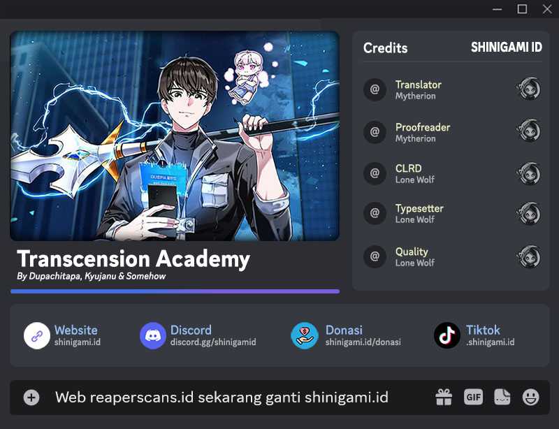 Baca Komik Transcension Academy Chapter 48 Gambar 1