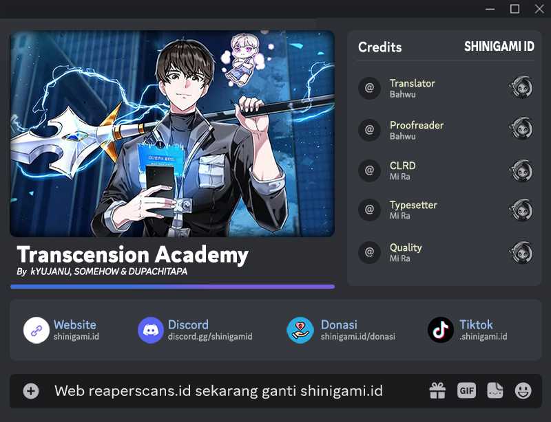 Baca Komik Transcension Academy Chapter 47 Gambar 1