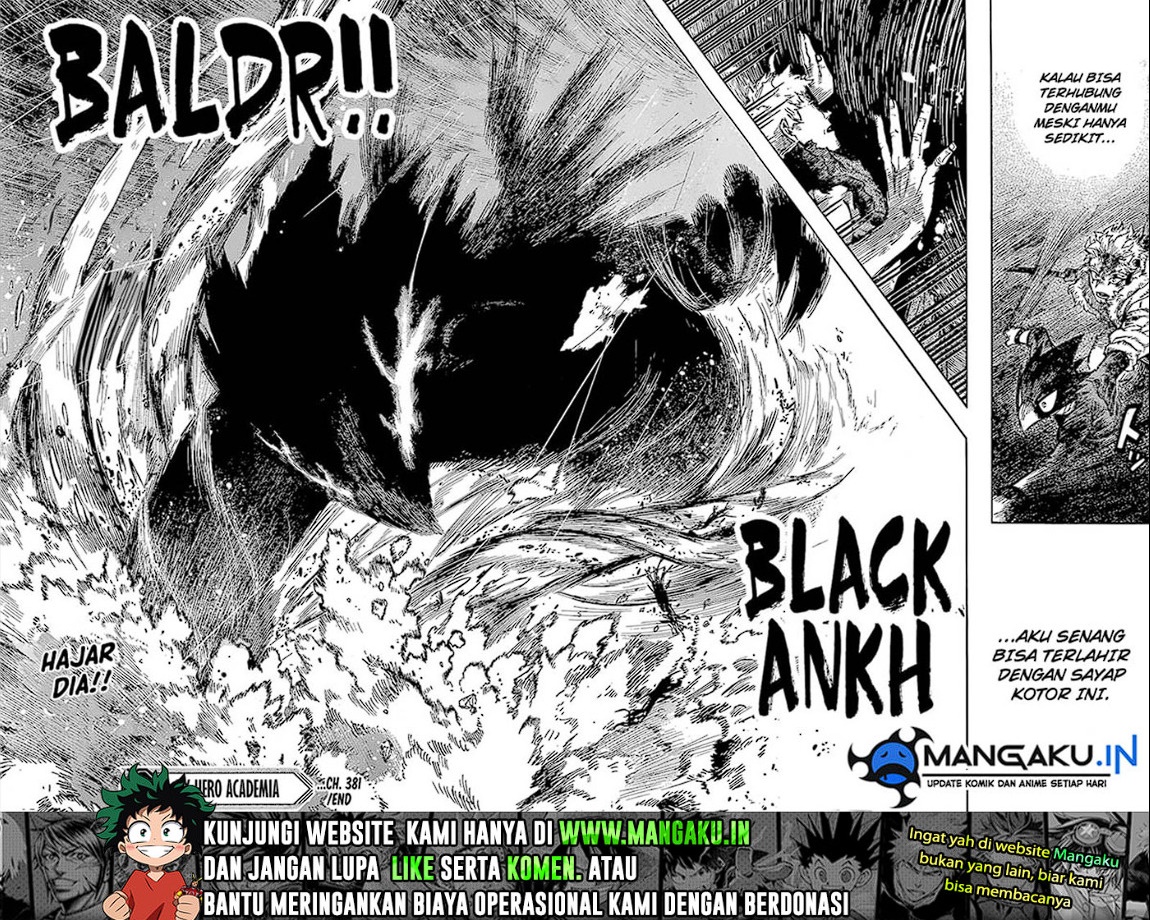 Boku no Hero Academia Chapter 381 Gambar 4