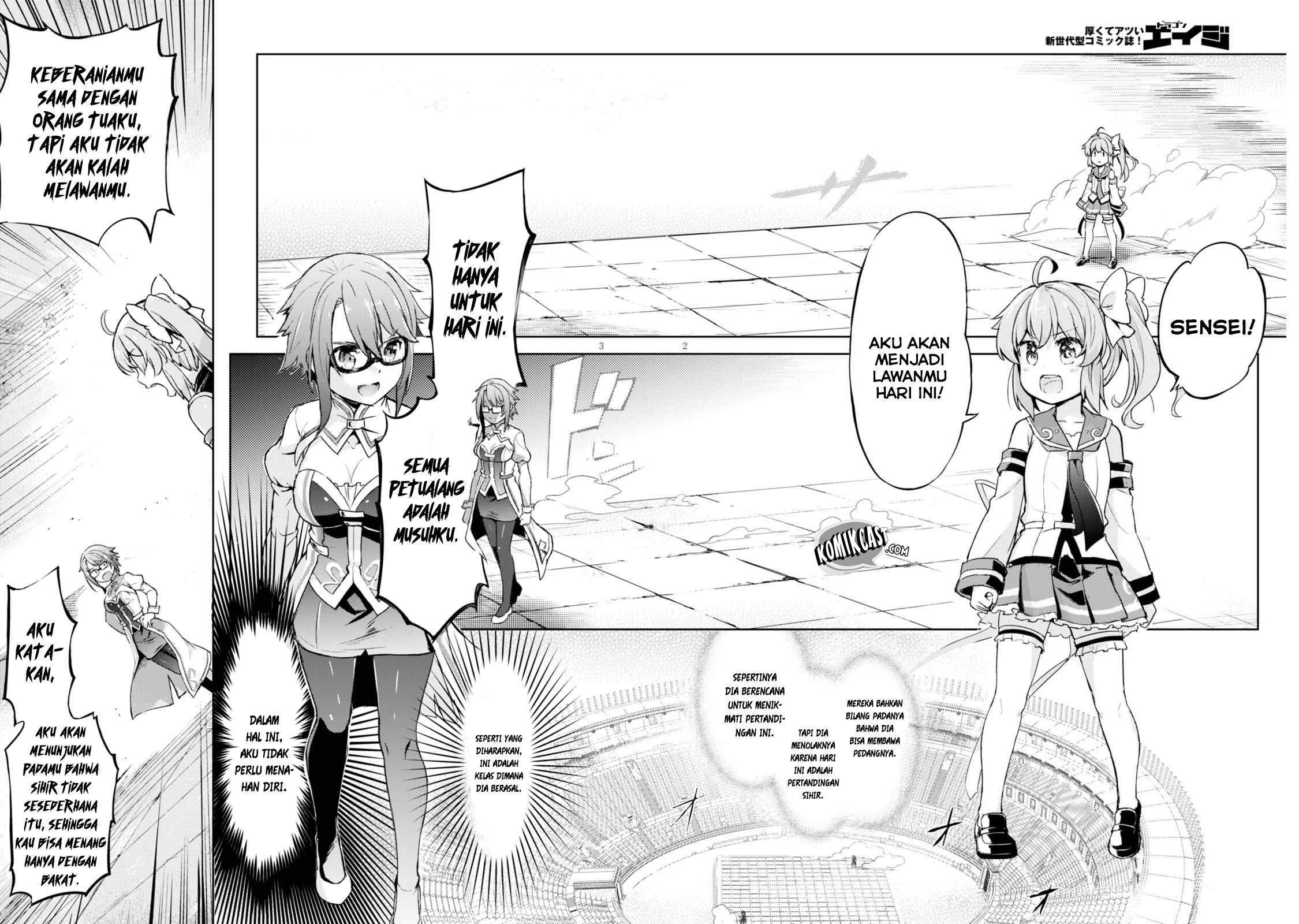 Baca Manga Kenshi wo Mezashite Nyuugaku shita no ni Mahou Tekisei 9999 nan desu kedo!? Chapter 5 Gambar 2