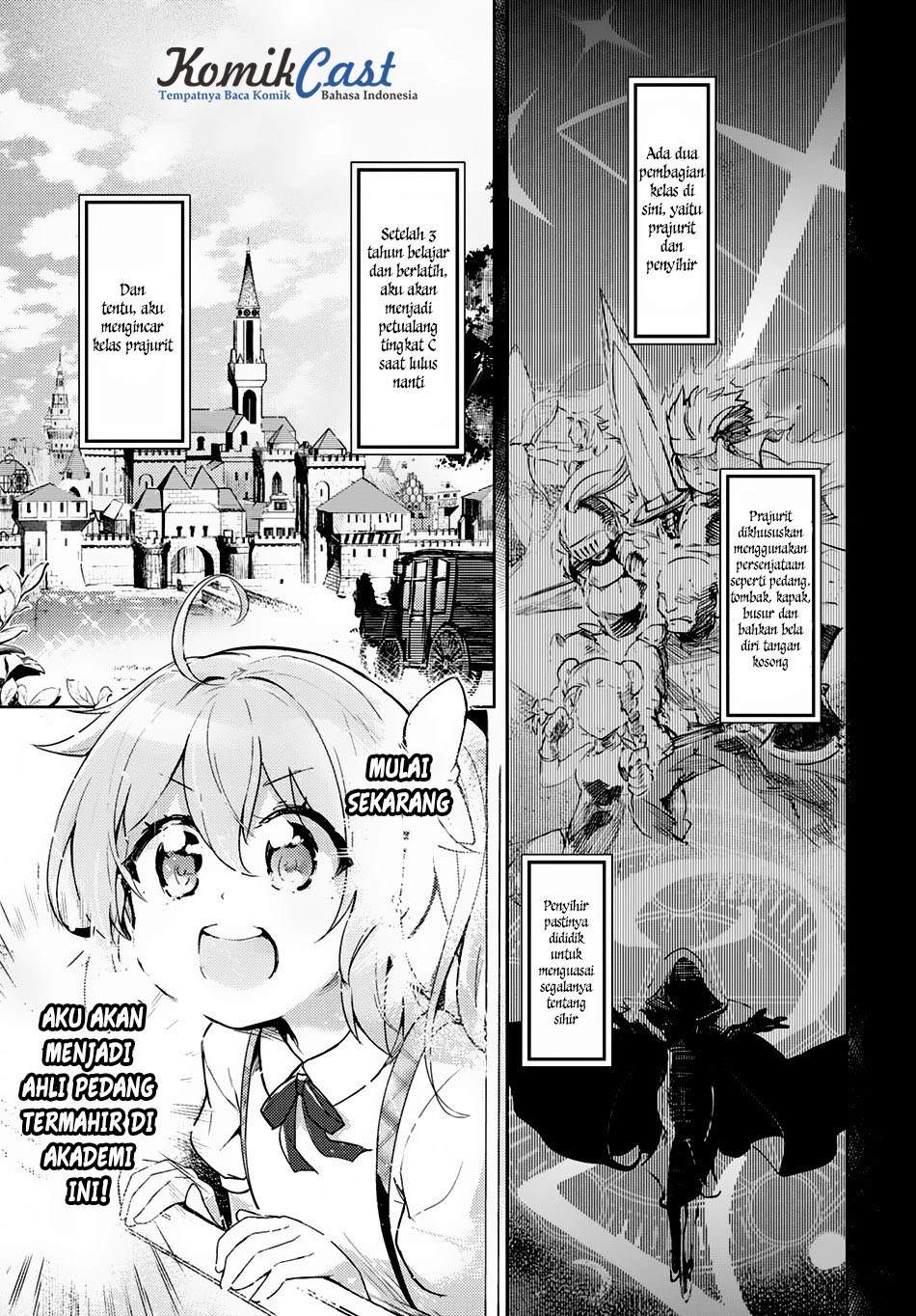 Kenshi wo Mezashite Nyuugaku shita no ni Mahou Tekisei 9999 nan desu kedo!? Chapter 1 Gambar 9