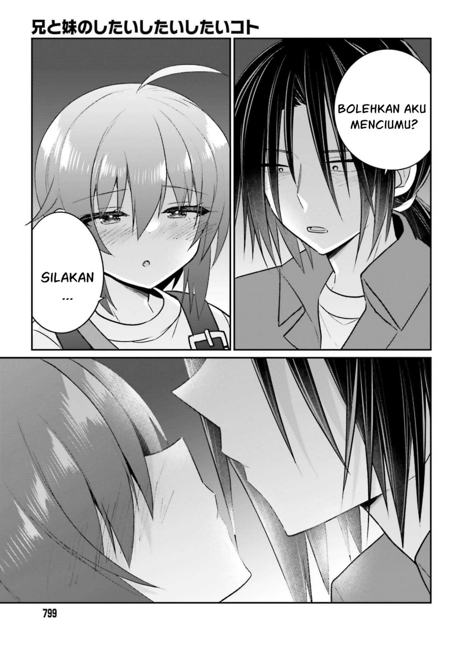 Ani to Imouto no Shitai Shitai Shitai Koto Chapter 13 Gambar 18