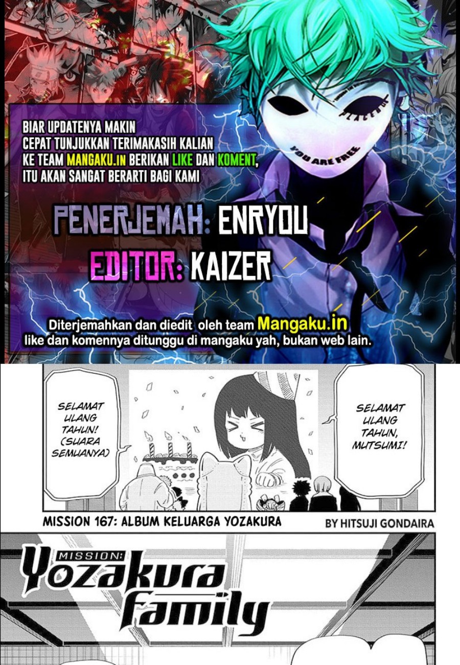 Baca Komik Mission: Yozakura Family Chapter 167 Gambar 1