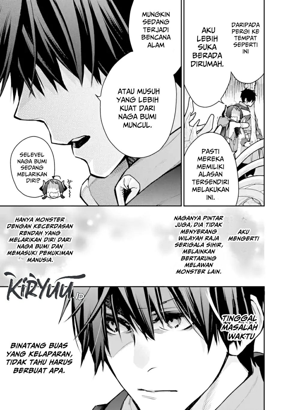 Saikyou no Madoshi. Hisa ni Ya wo Ukete Shimatta no de Inaka no Eihei ni Naru Chapter 29.1 Gambar 12