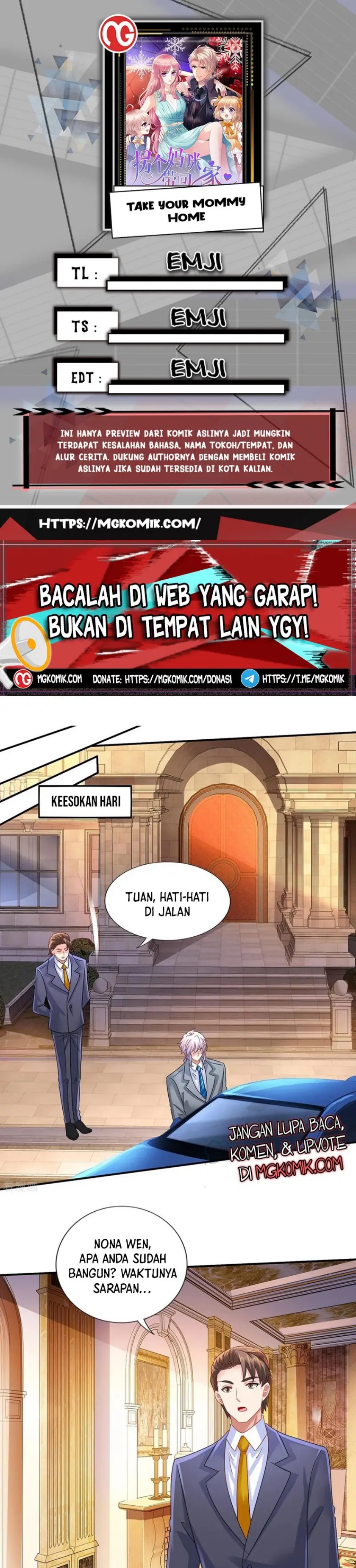 Baca Komik Take Your Mommy Home Chapter 410 Gambar 1