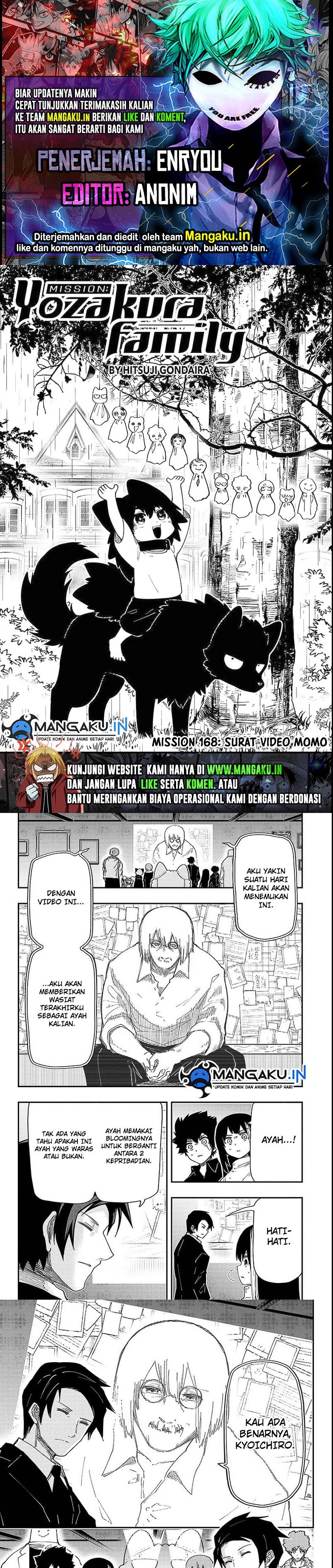 Baca Komik Mission: Yozakura Family Chapter 168 Gambar 1