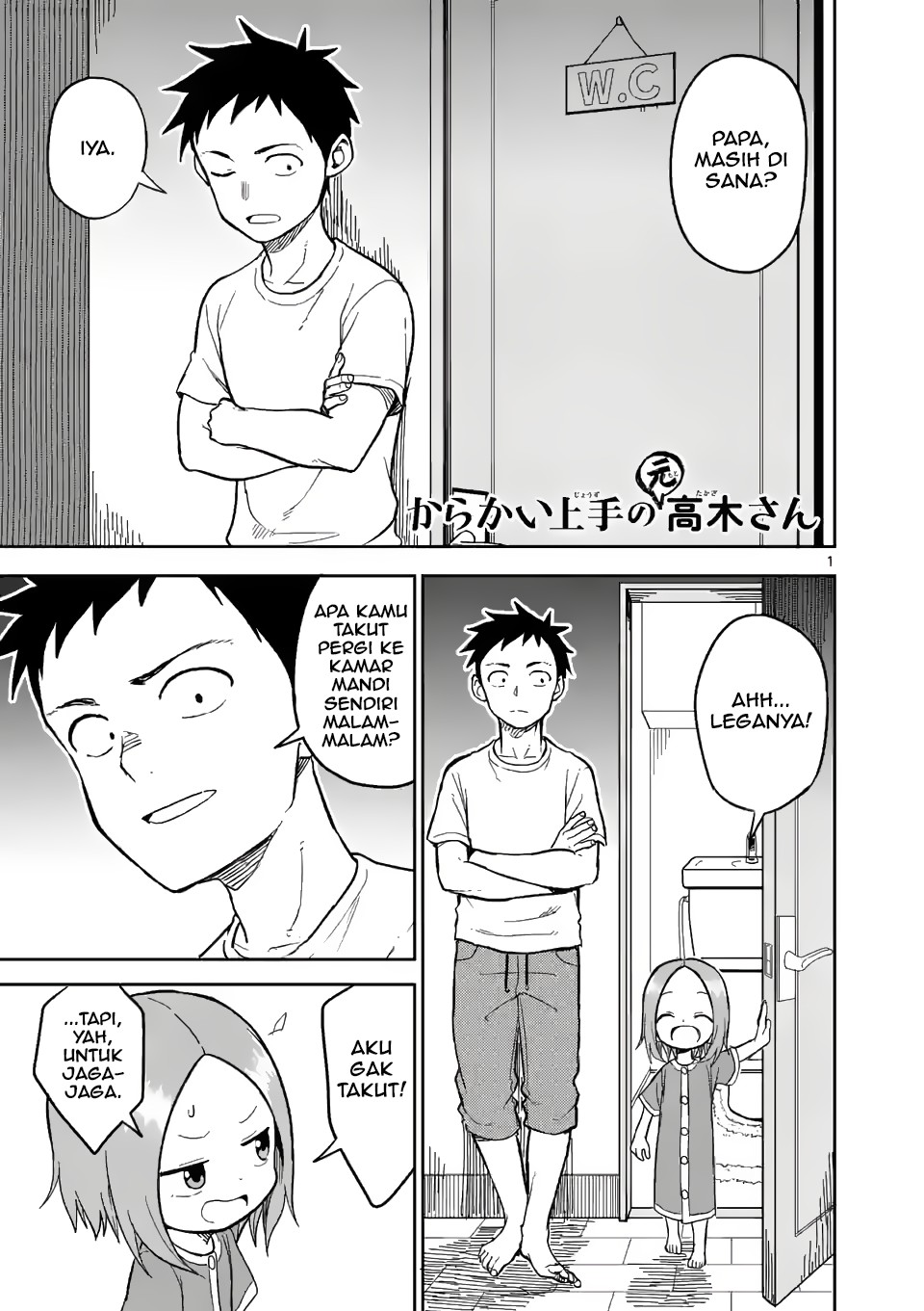 Baca Komik Karakai Jouzu no (Moto) Takagi-san Chapter 153 Gambar 1