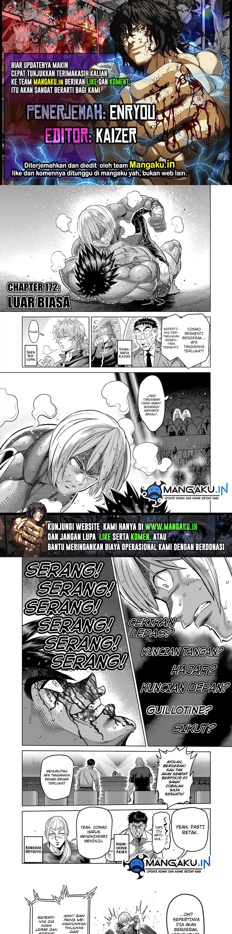 Baca Komik Kengan Omega Chapter 172 Gambar 1