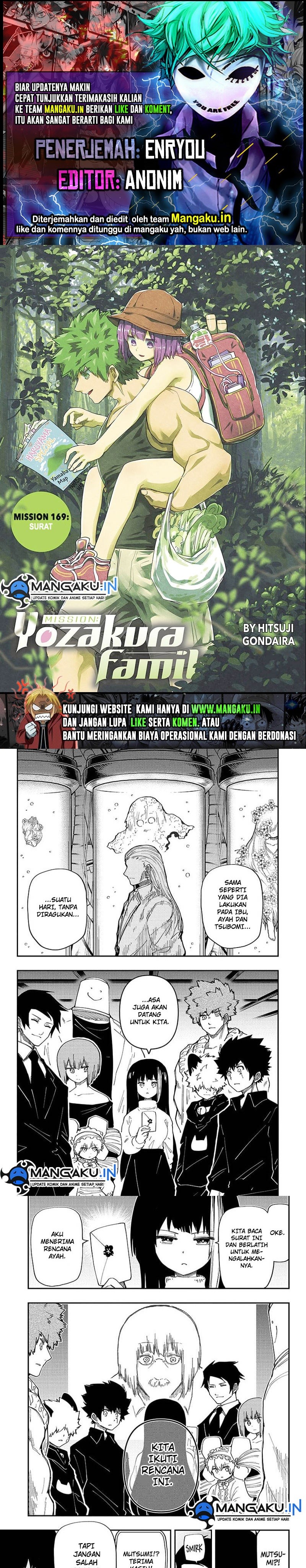 Baca Komik Mission: Yozakura Family Chapter 169 Gambar 1