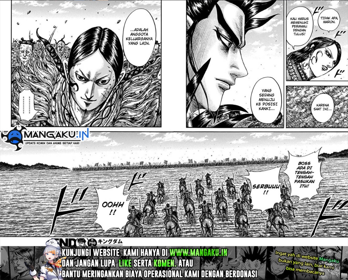 Kingdom Chapter 750 Gambar 7