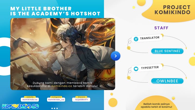 Baca Komik The Little Brother Is the Academy’s Hotshot Chapter 8 Gambar 1