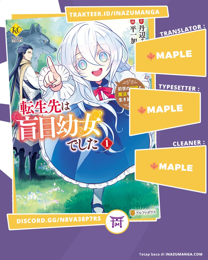 Baca Komik Tensei-saki wa Moumoku Youjo deshita: Zense no Kioku to Mahou wo Tayori ni Ikinobimasu Chapter 9 Gambar 1