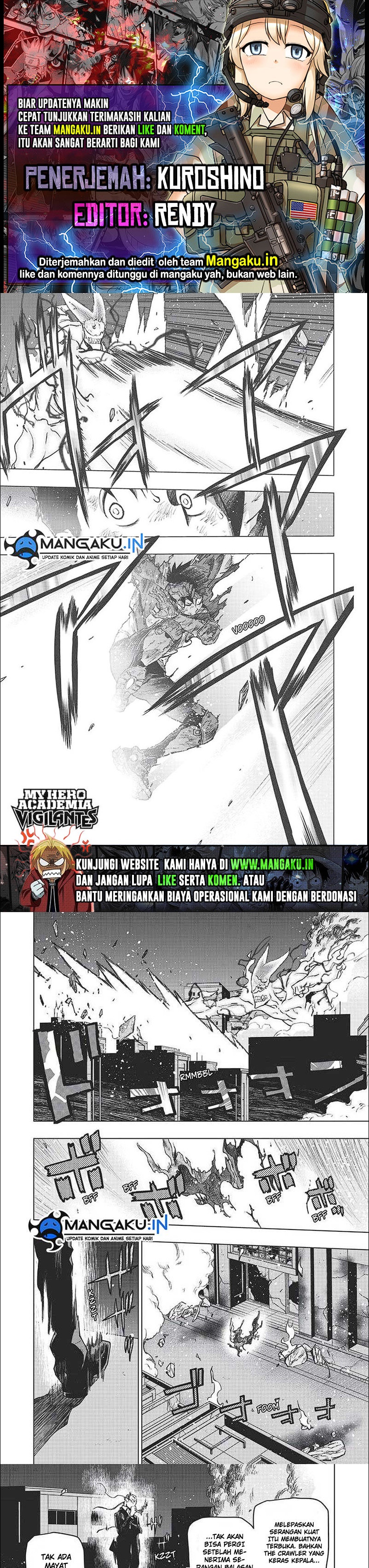 Baca Komik Vigilante: Boku no Hero Academia Illegal Chapter 119 Gambar 1